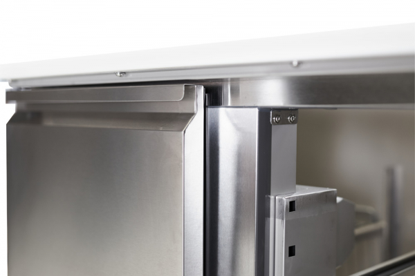 Saladette 2-türig mit Klappdeckel-240 liter