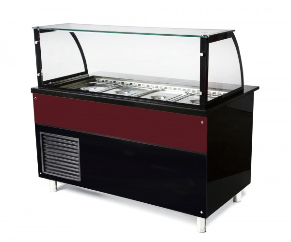 Salattheke Kühltheke Dönertheke B200xT85xH130cm Umluftkühlung