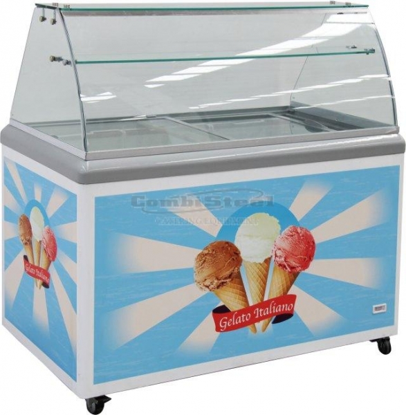 SPEISEISVITRINE 9X5 LTR BEDRÜCKT Eistheke