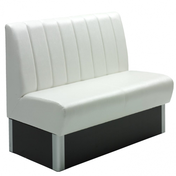 Gastronomie Sitzbank 120 x 70 cm Schwarz