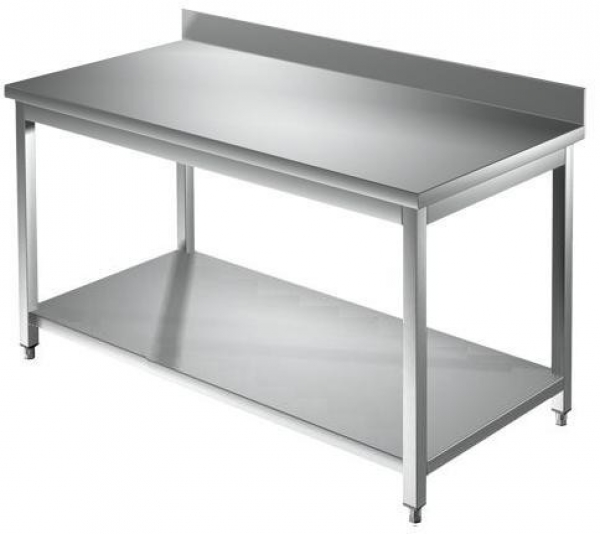 Arbeitstisch 1200x700x850mm mit Grundboden und Aufkantung