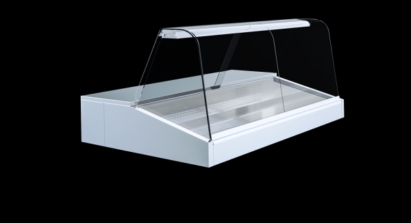 Kühlaufsatzvitrine TATIANA 1.5 NS Aufsatstheke 1500mm Lang