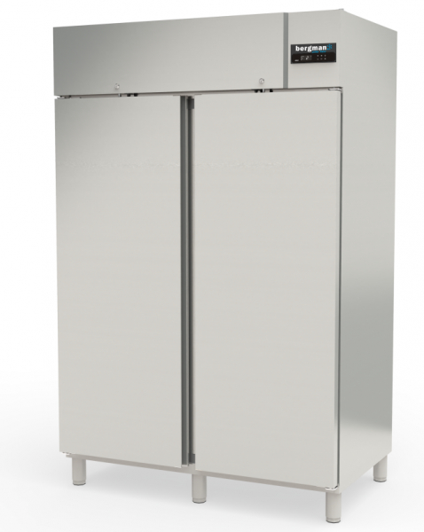 Edelstahl tiefkühlschrank 2 türig