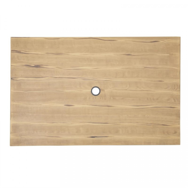 Outdoor Tisch 120x76x76cm Helles Holz