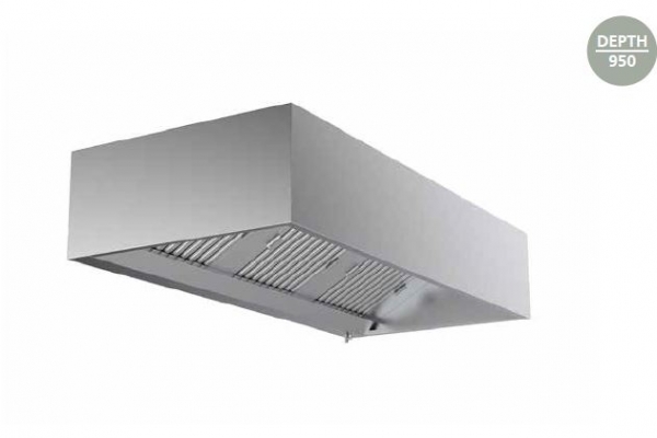 Wandhaube, Kastenform 1200x950x400mm