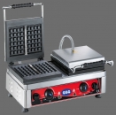 Gastronomie Waffeleisen fr 4 Waffeln, 2 x 2 kW