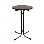 Monaco runder Stehtisch Metall grau 80cm