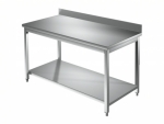 Arbeitstisch 800x600x850 mit Grundboden und Aufkantung