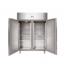 Gastronomie Umluft Kühlschrank 1200 Liter aus Edelstahl mit 2 Türen
